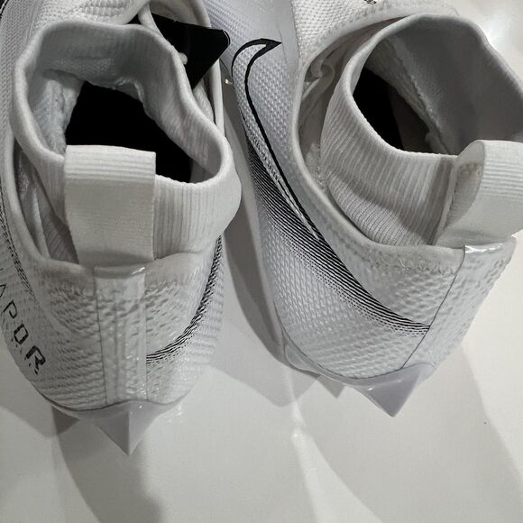 Size 13 Nike Vapor Edge Pro 360 Detachable Football Cleats White DO1143-100 main image 3